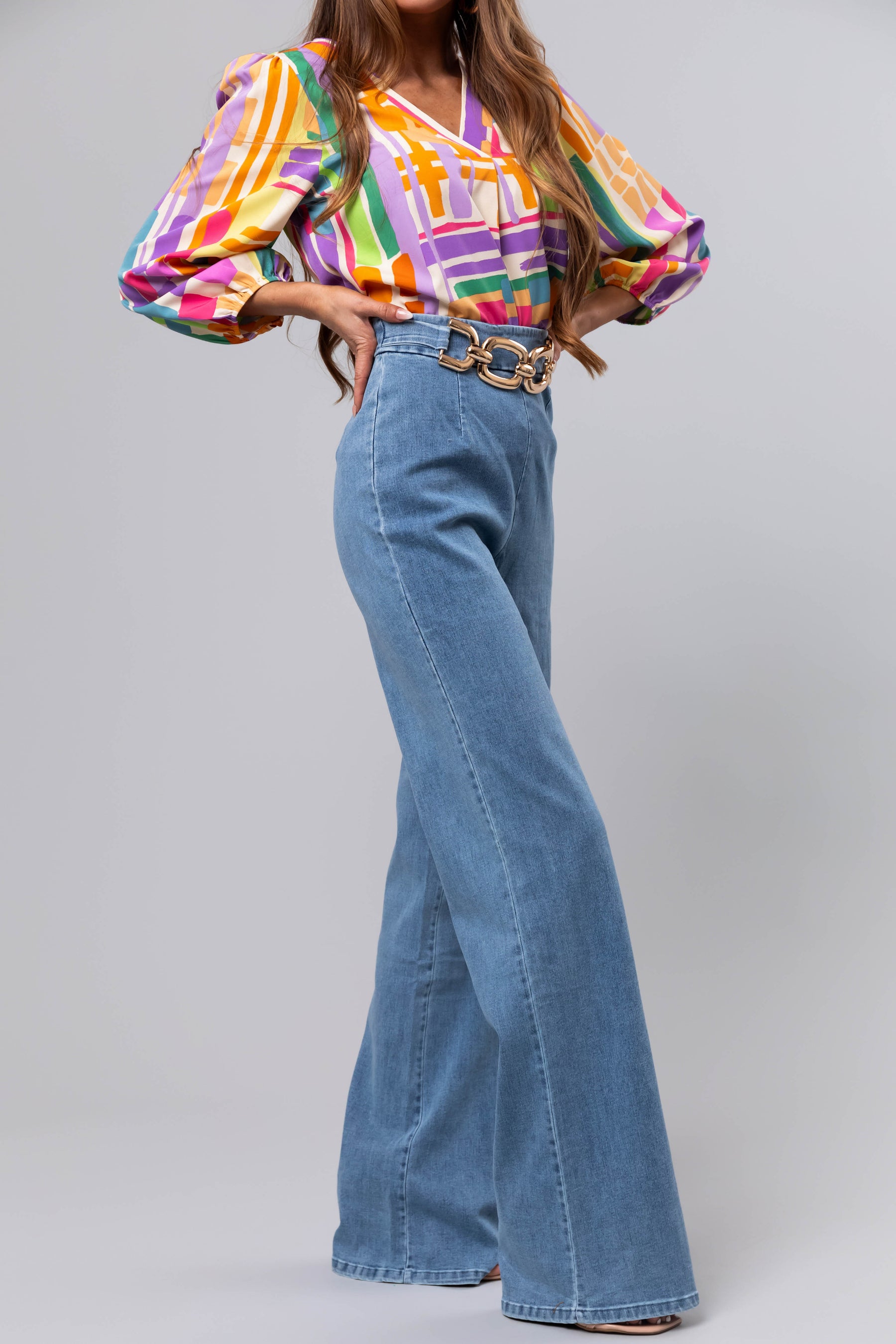 BENJI GLOSS PANTS GOLD main image 1