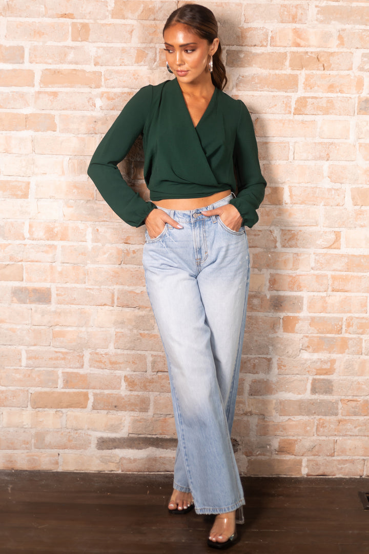 Light Wash Vintage Low Rise Loose Fit Jeans