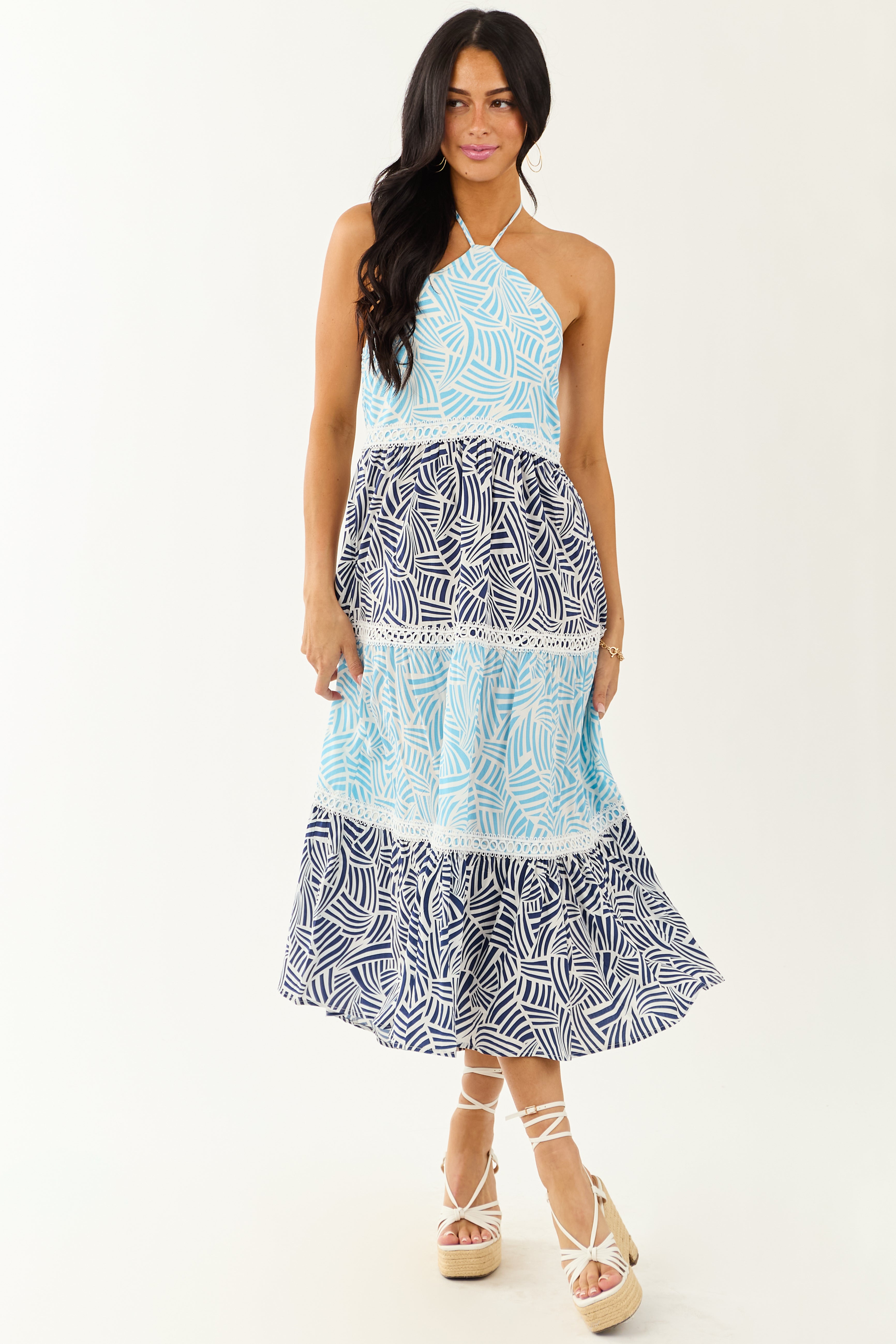 colorblock midi dress Sunflare Glow Color Block Midi Dress VICI