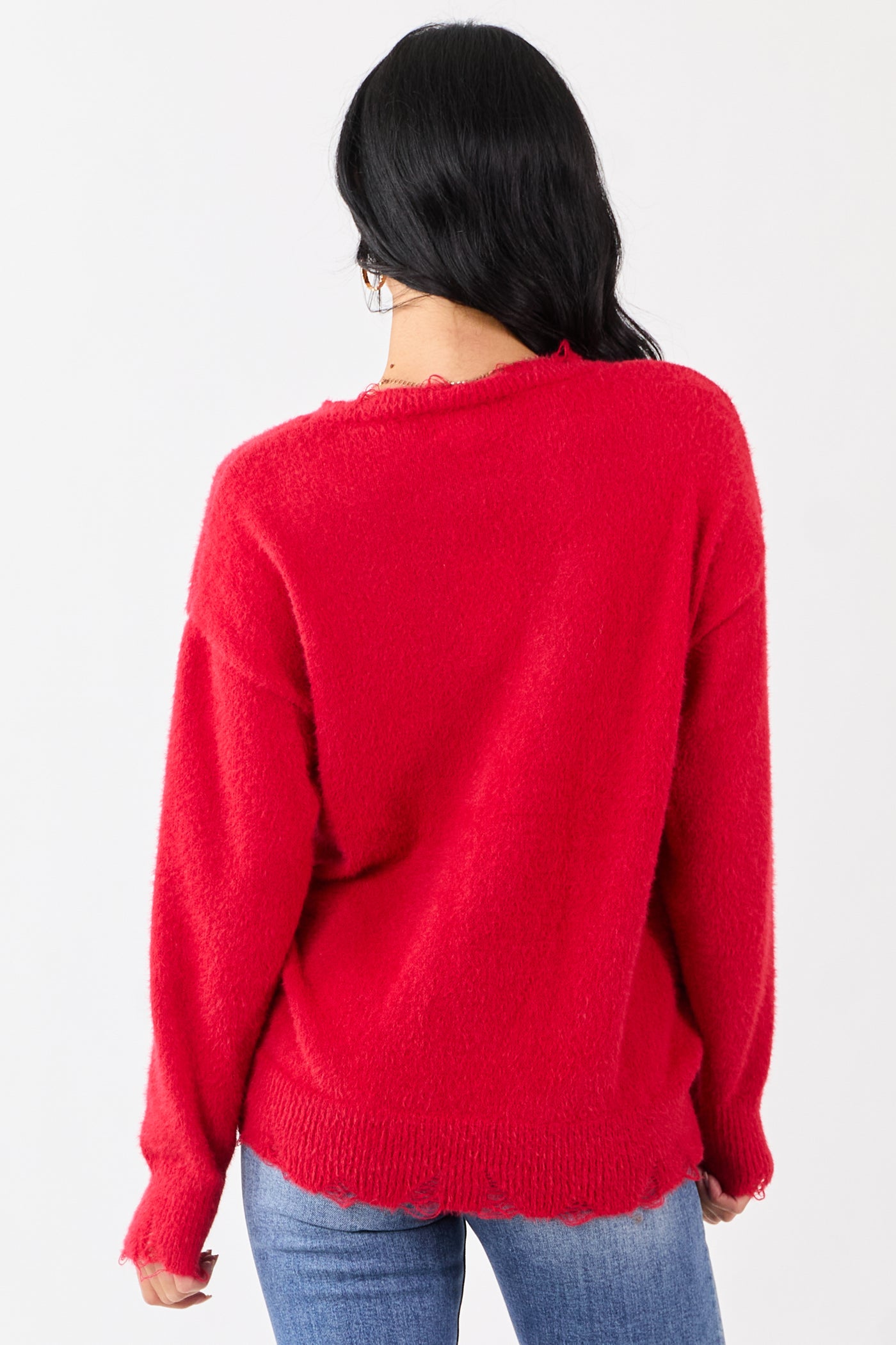 Lovelo Pomegranate Festive Snow Scenery Sweater