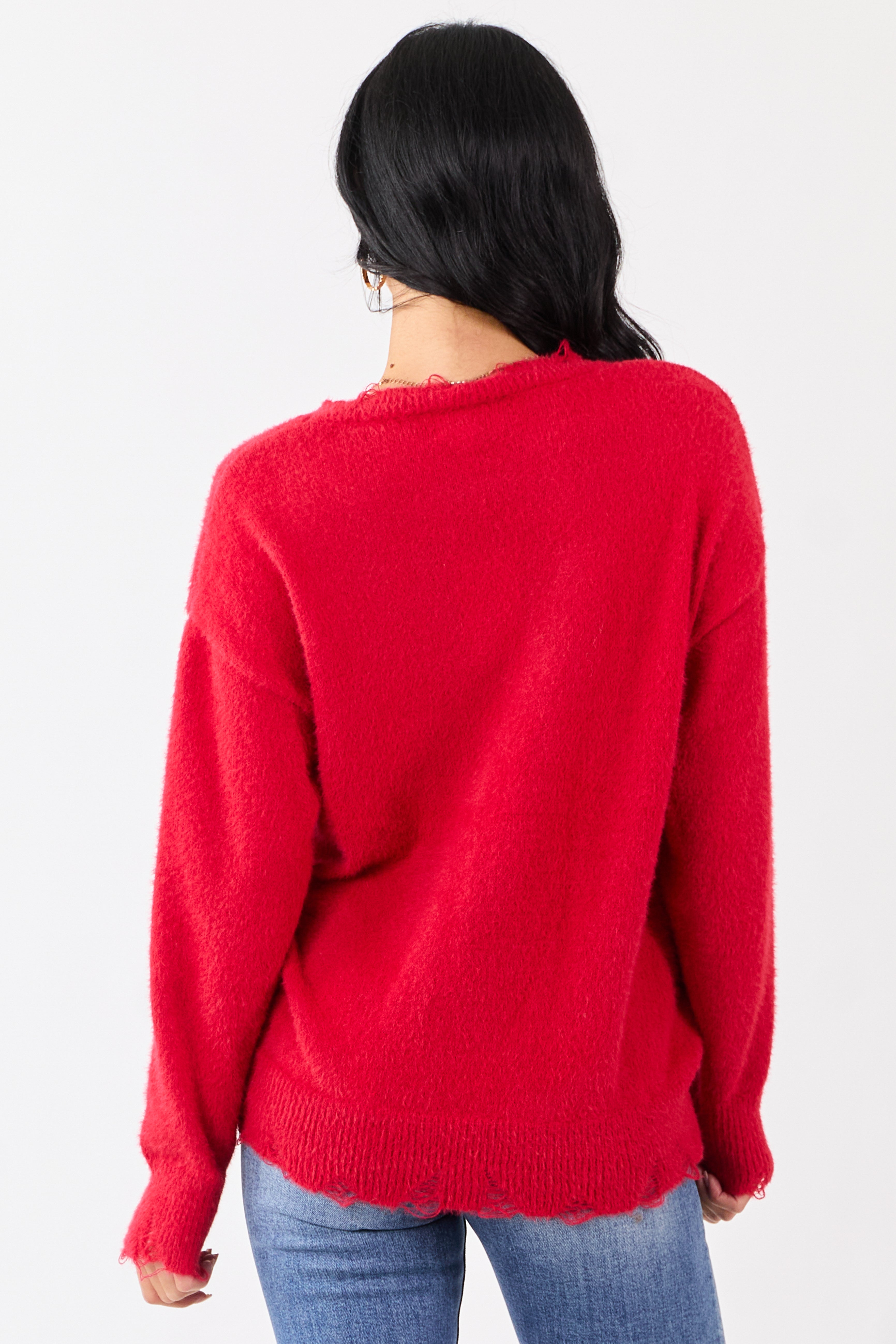 Lovelo Pomegranate Festive Snow Scenery Sweater