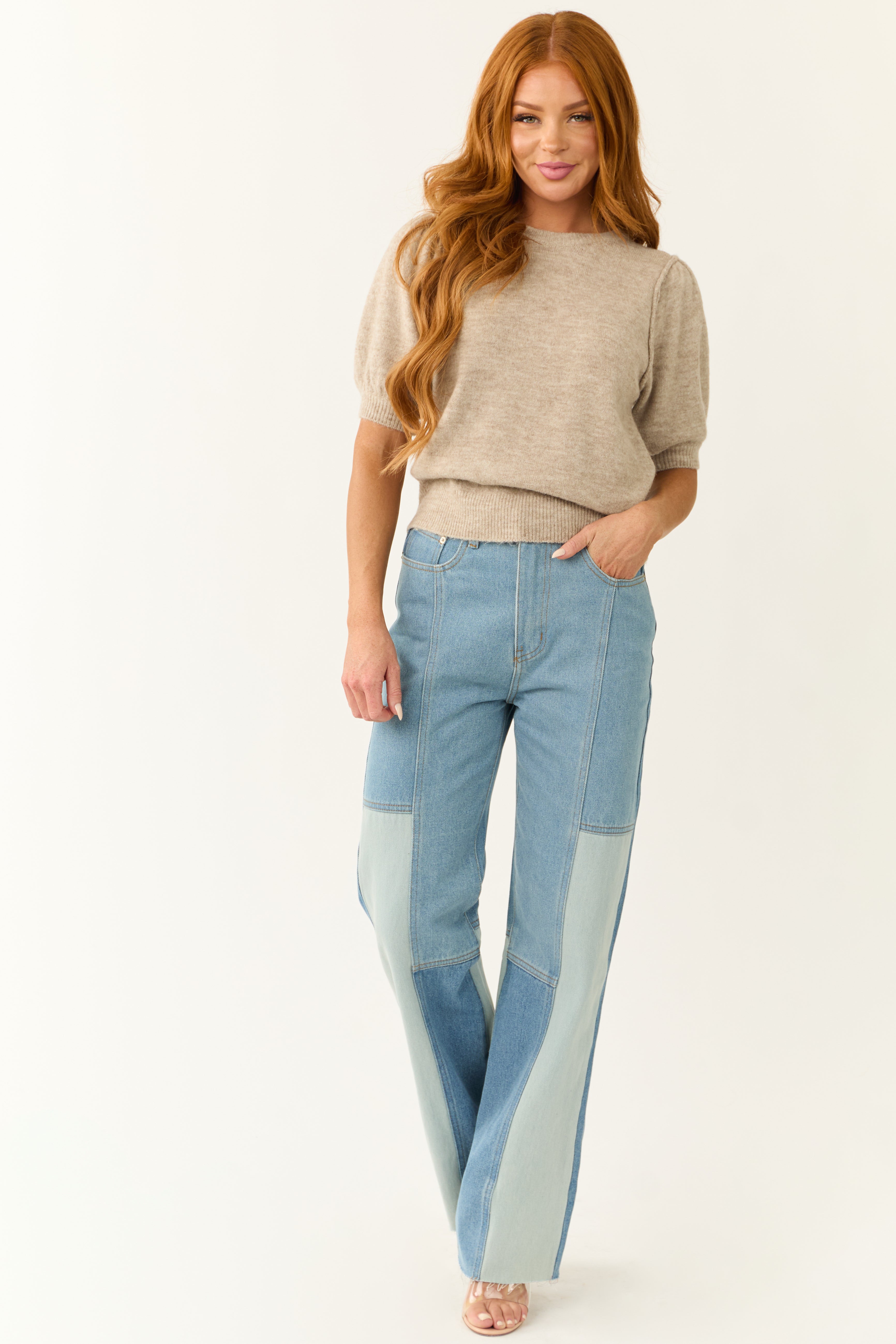 【美品】marka／WIDE LEG JEANS／1／USED WASHED marka(マーカ) - WIDE LEG JEANS ORGANIC COTTON 13.5oz