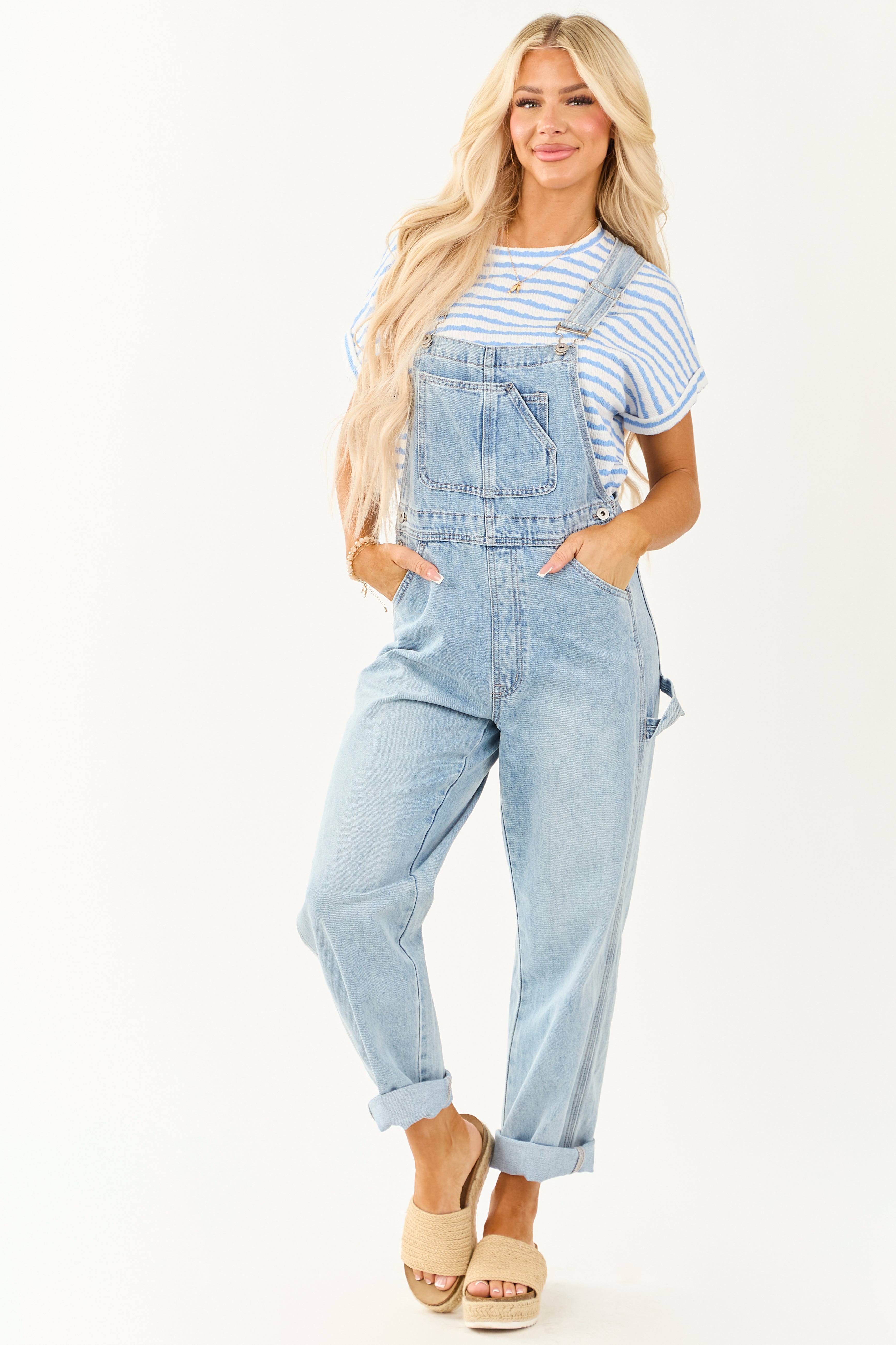 MOUSSY DENIM FRINGE オールインワン MOUSSY（マウジー）の「DENIM FRINGE オールインワン（つなぎ