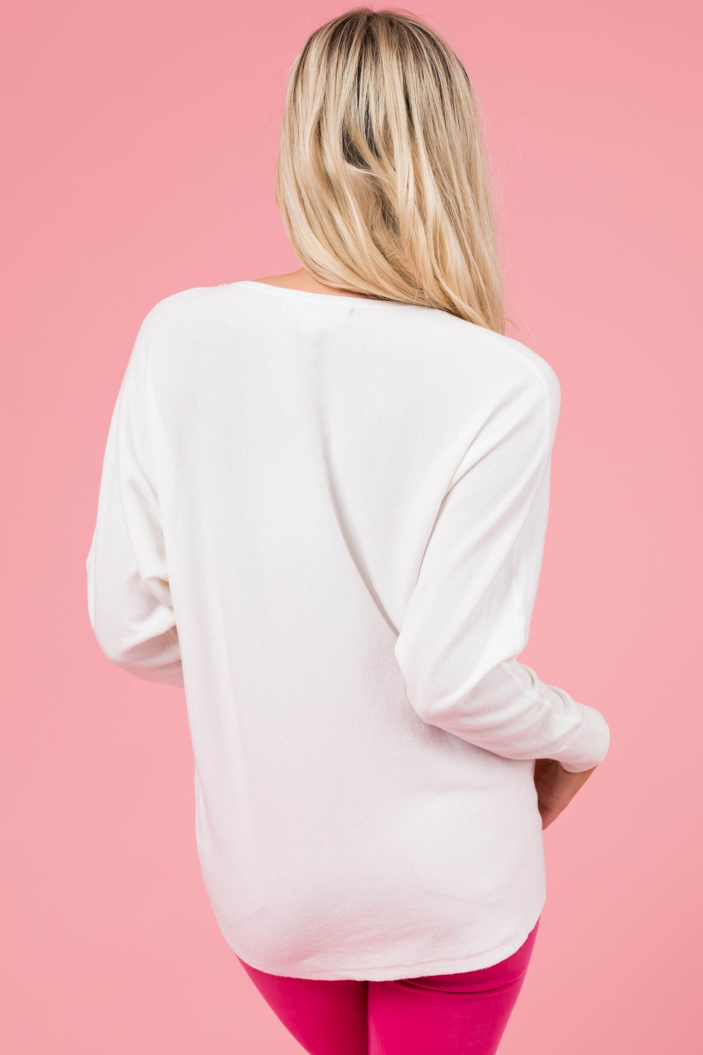 Off White 'LOVE' Graphic Lightweight Sweater