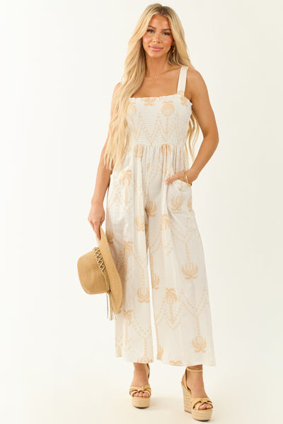 タグ付き LOTUS EMBROIDERY LINEN ONEPIECE LOTUS EMBROIDERY LINEN ONEPIECE