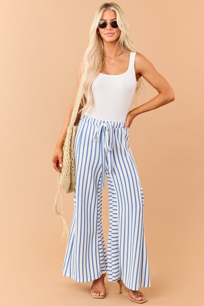 Off White Rib Knit Scoop Neck Tank Bodysuit