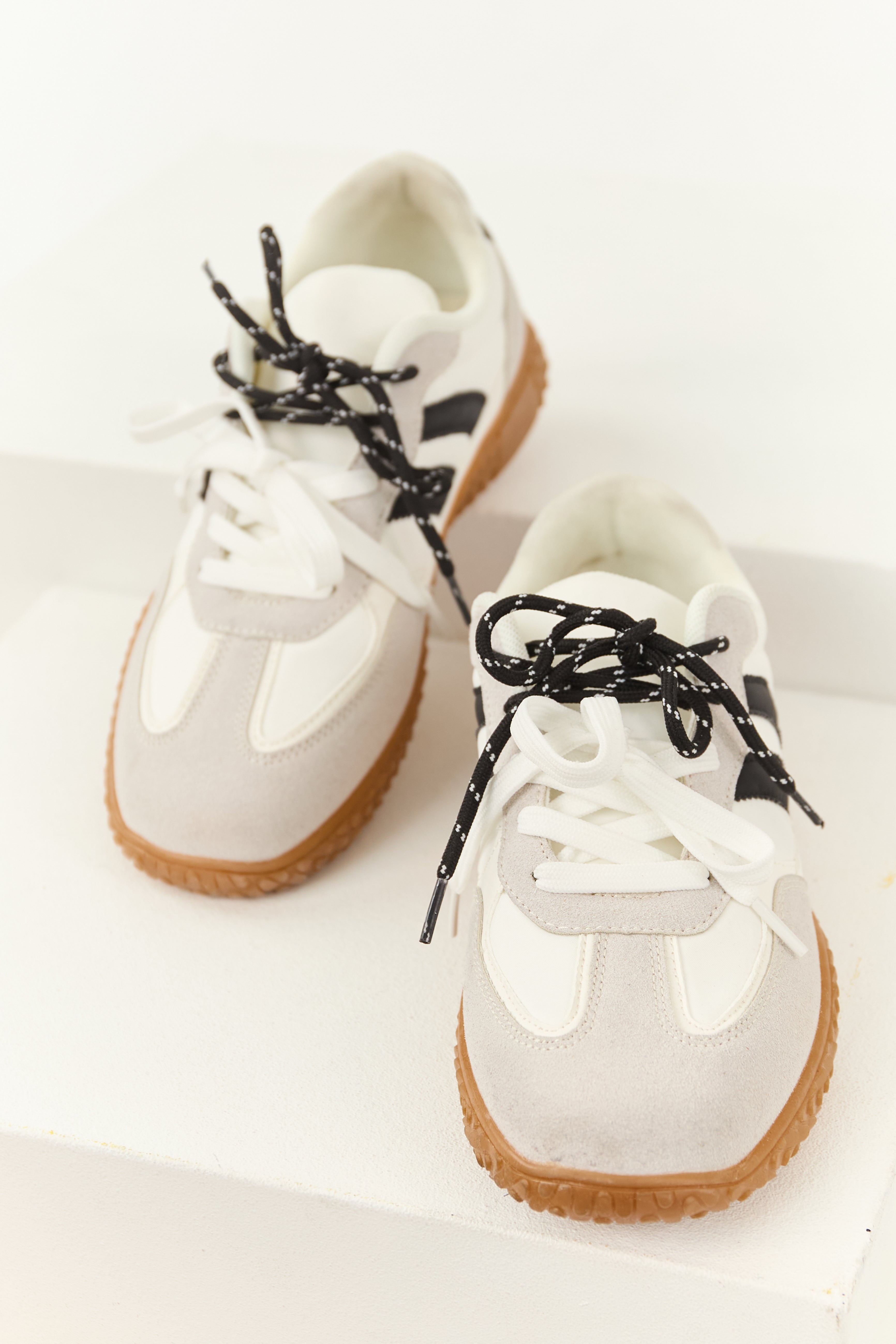 ★WOOYOUNGMI★Ivory Double Lace High-Top Sneakers★ org.jpg