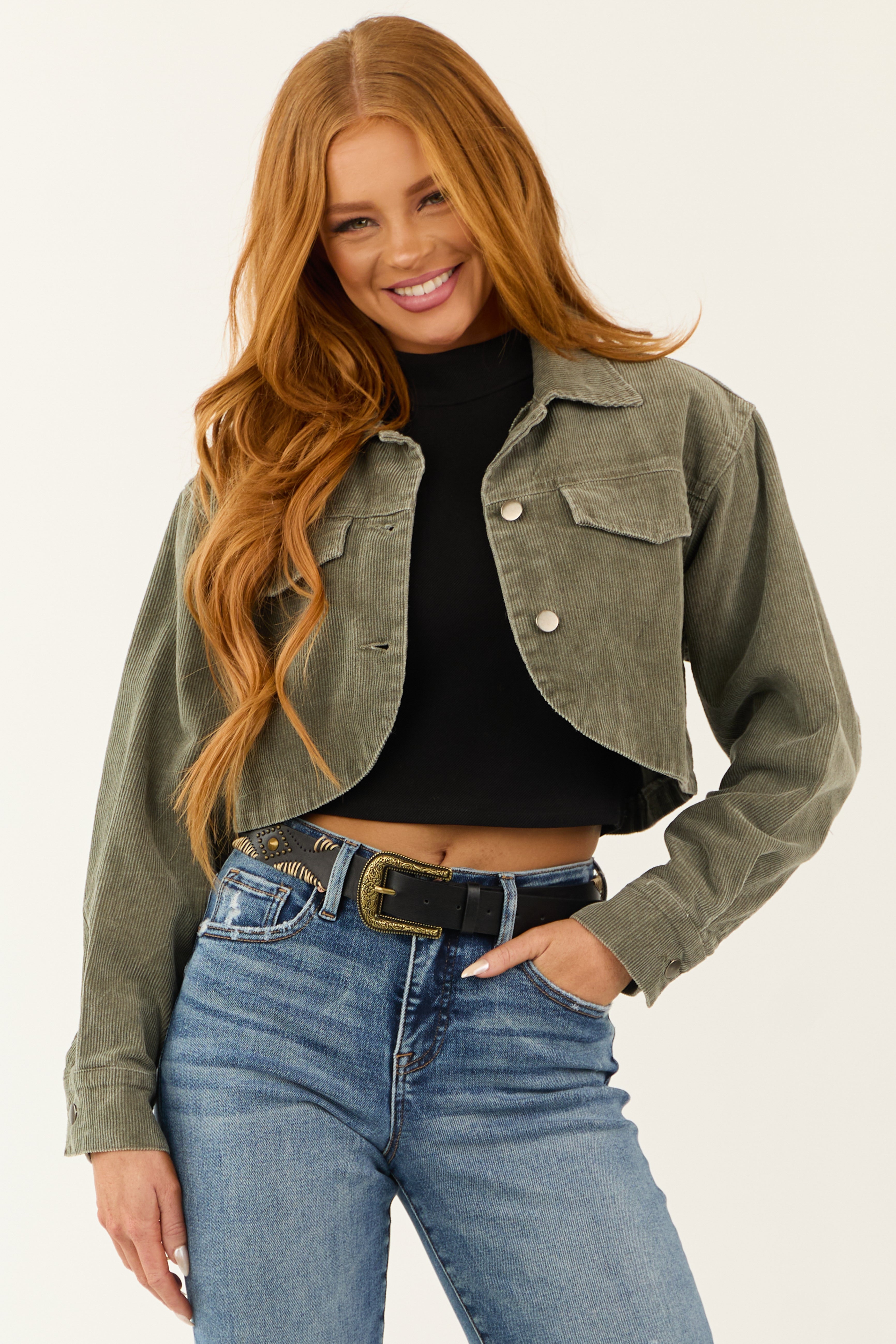 ジャケット・アウター switching corduroy jackets Amazon.com: Womens Corduroy Jacket Cropped Button Down Shirt