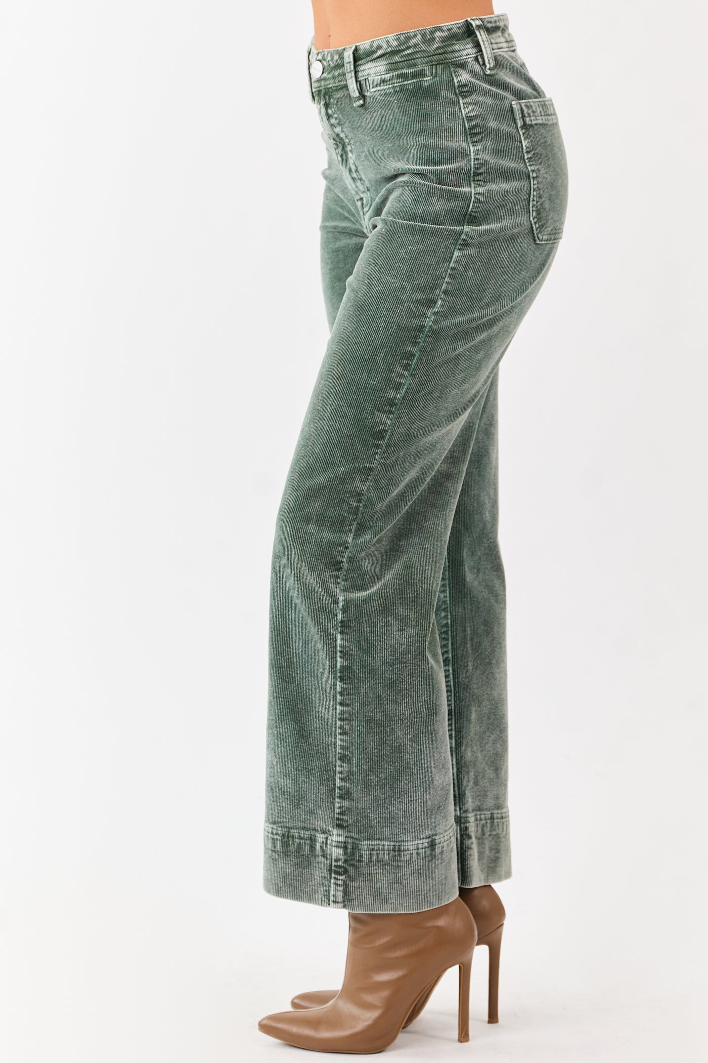 Risen Juniper Mineral Washed Corduroy Relaxed Pants