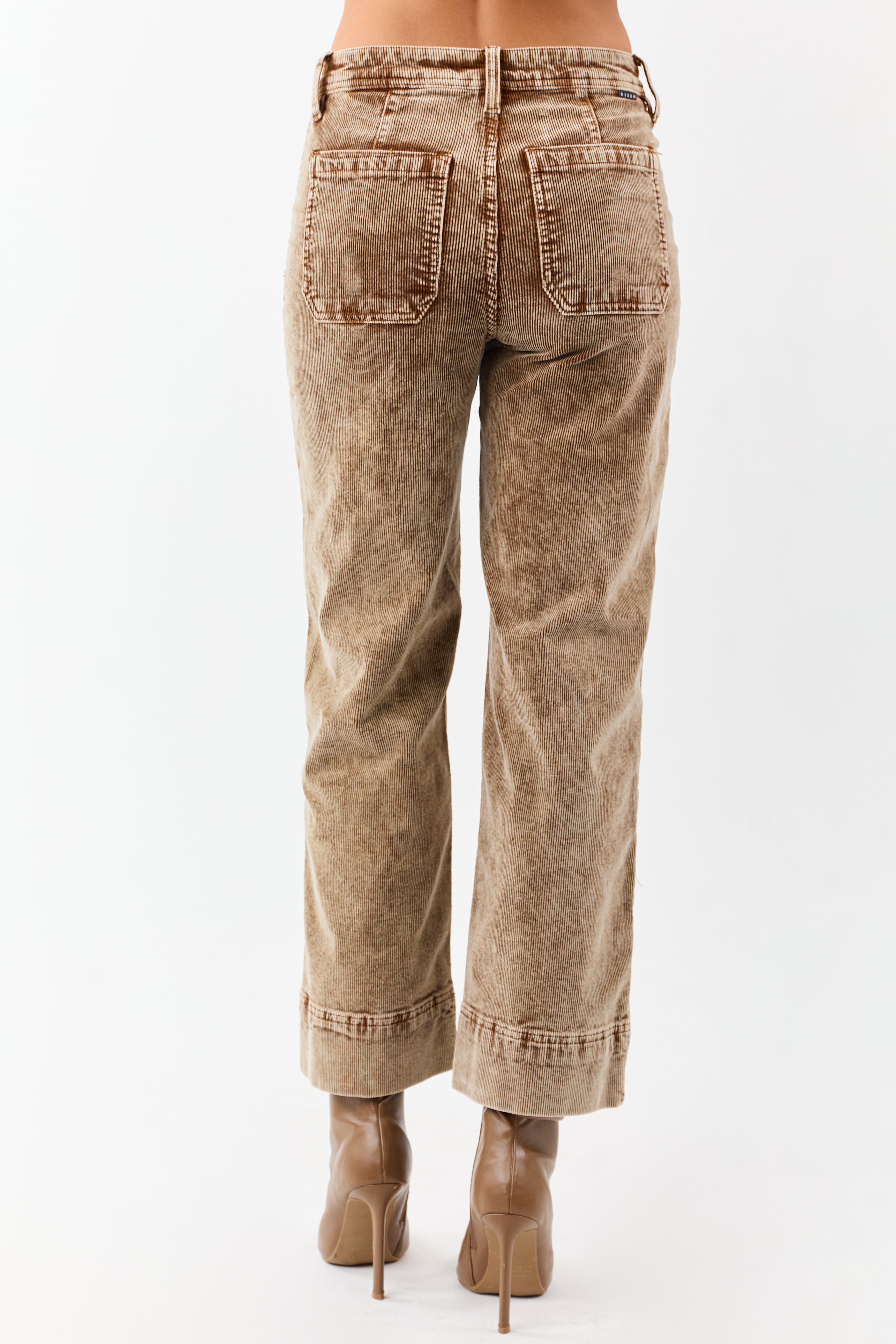 Risen Sepia Mineral Washed Corduroy Relaxed Pants