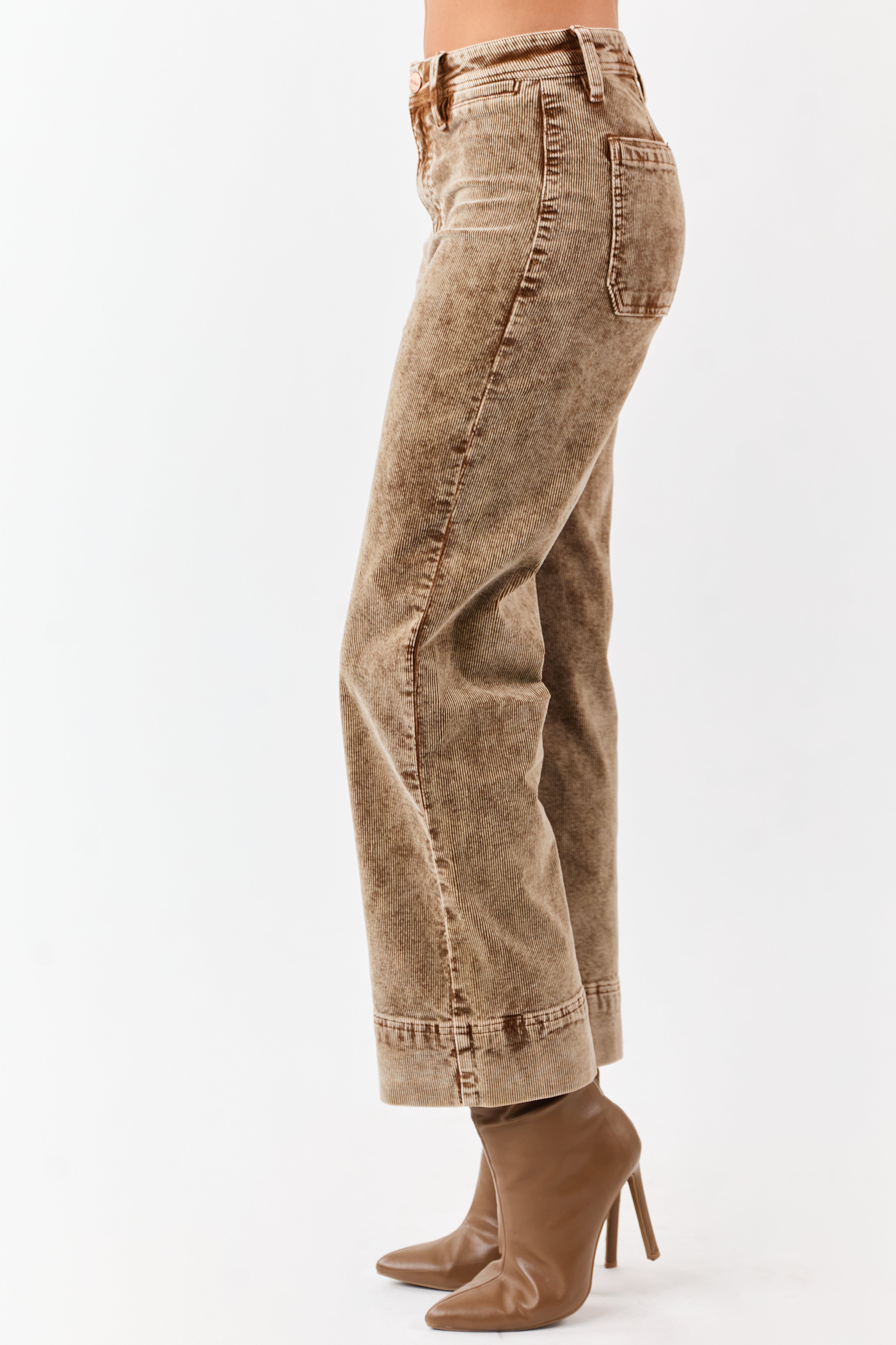 Risen Sepia Mineral Washed Corduroy Relaxed Pants