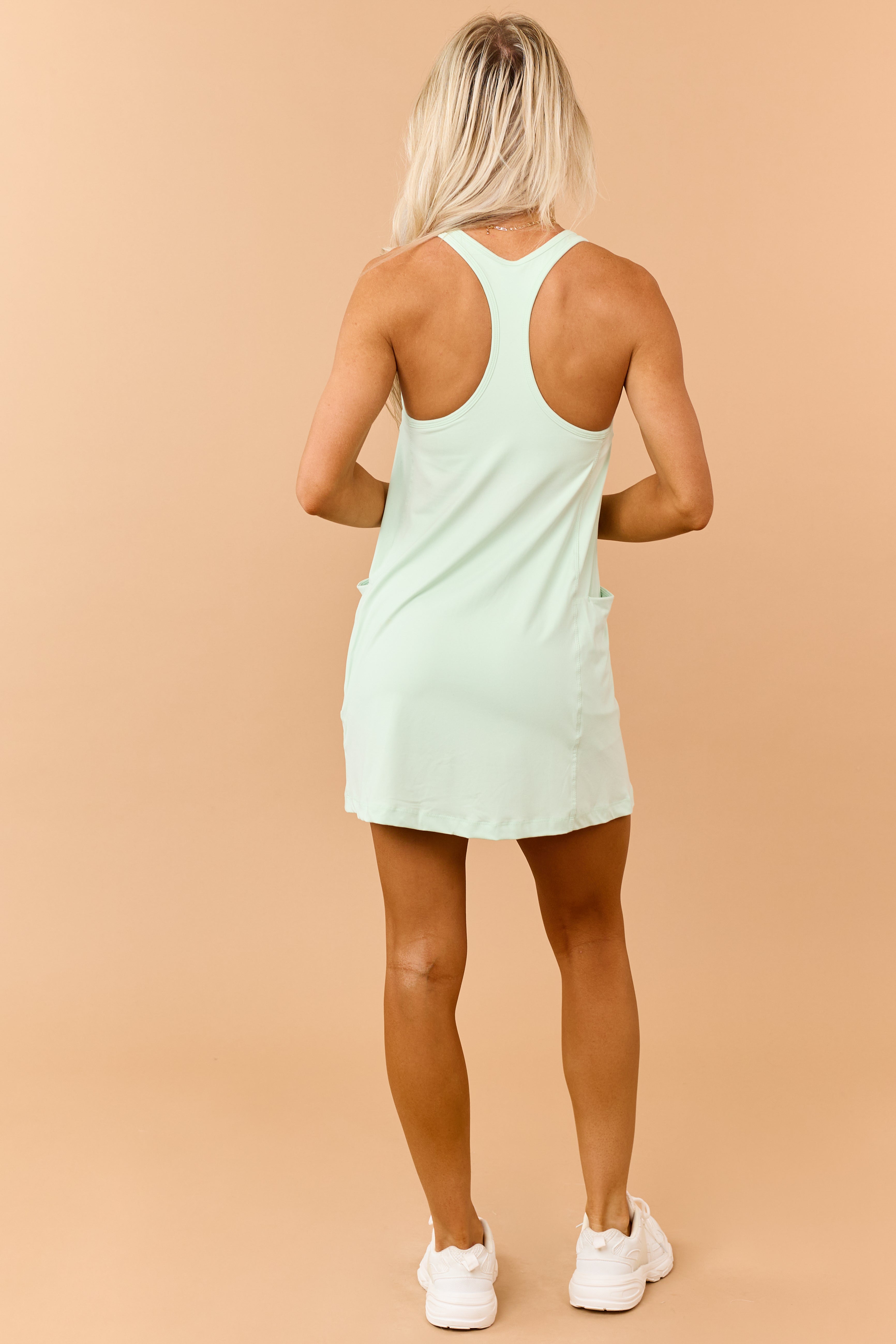 Sage Soft Knit Active Style Dress Romper
