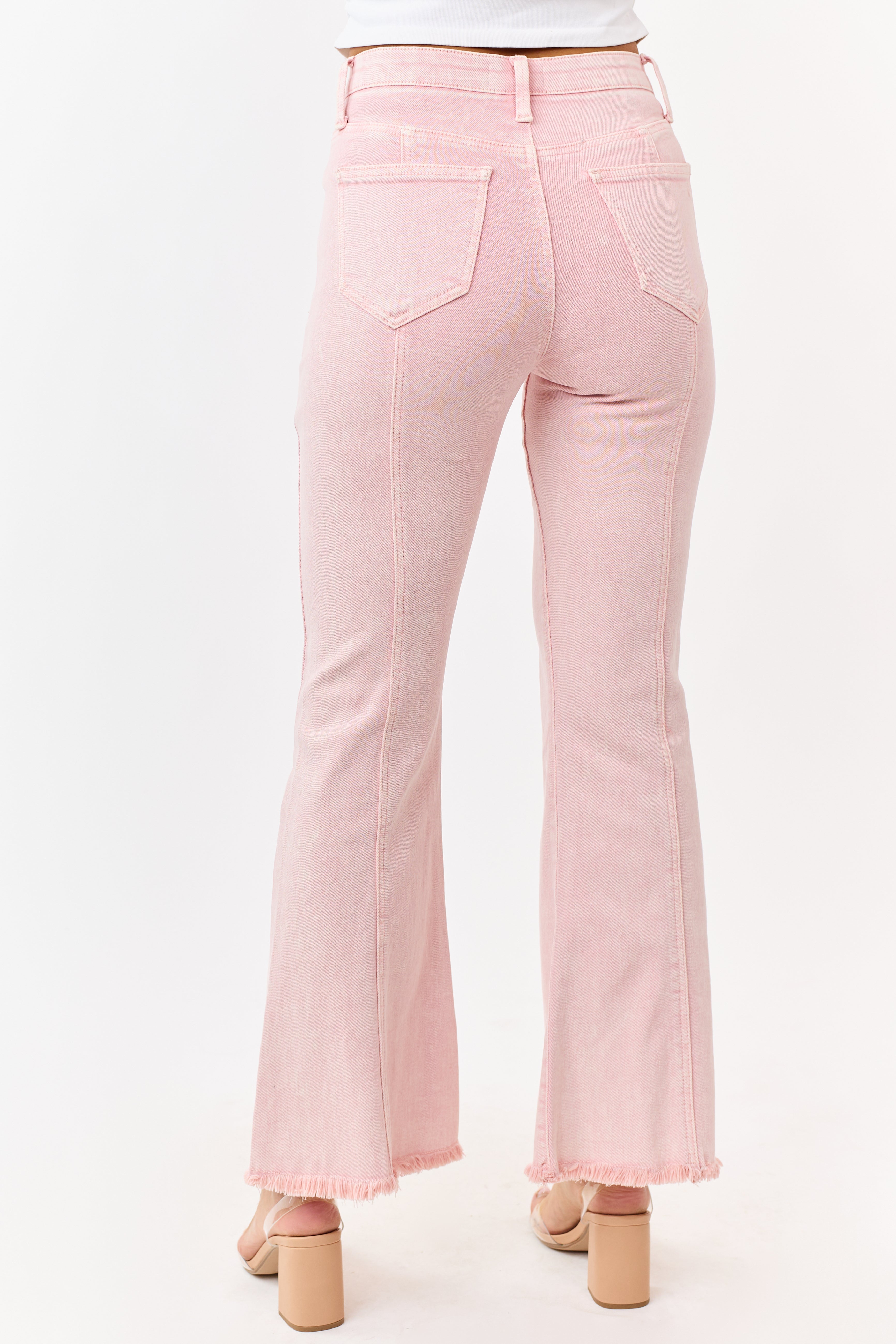 Saige Cherry Blossom Tummy Control Bootcut Jeans