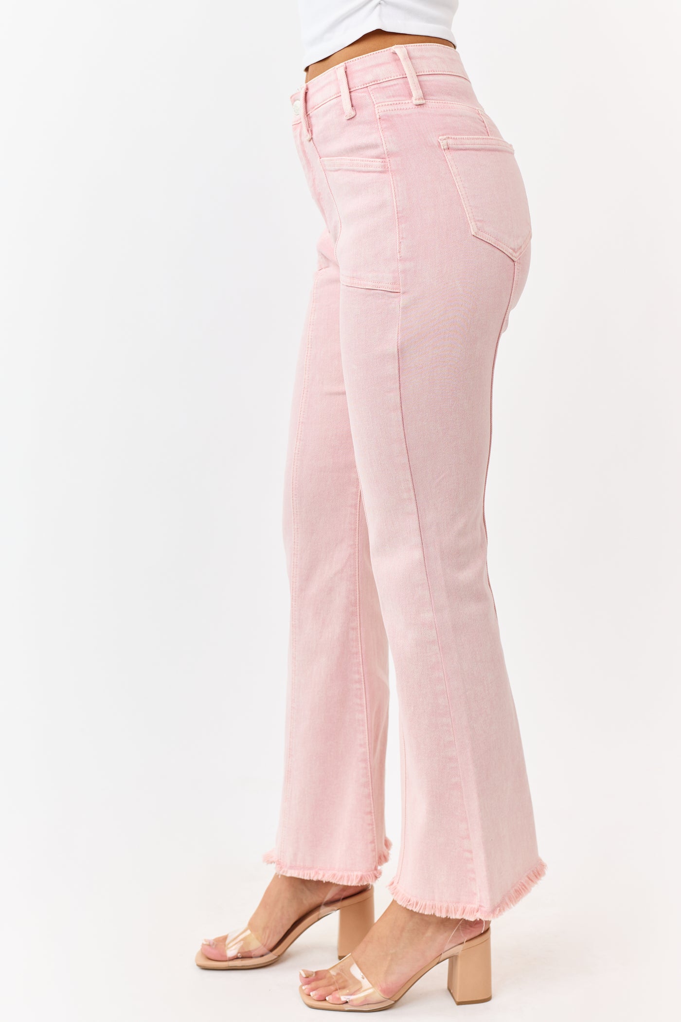 Saige Cherry Blossom Tummy Control Bootcut Jeans