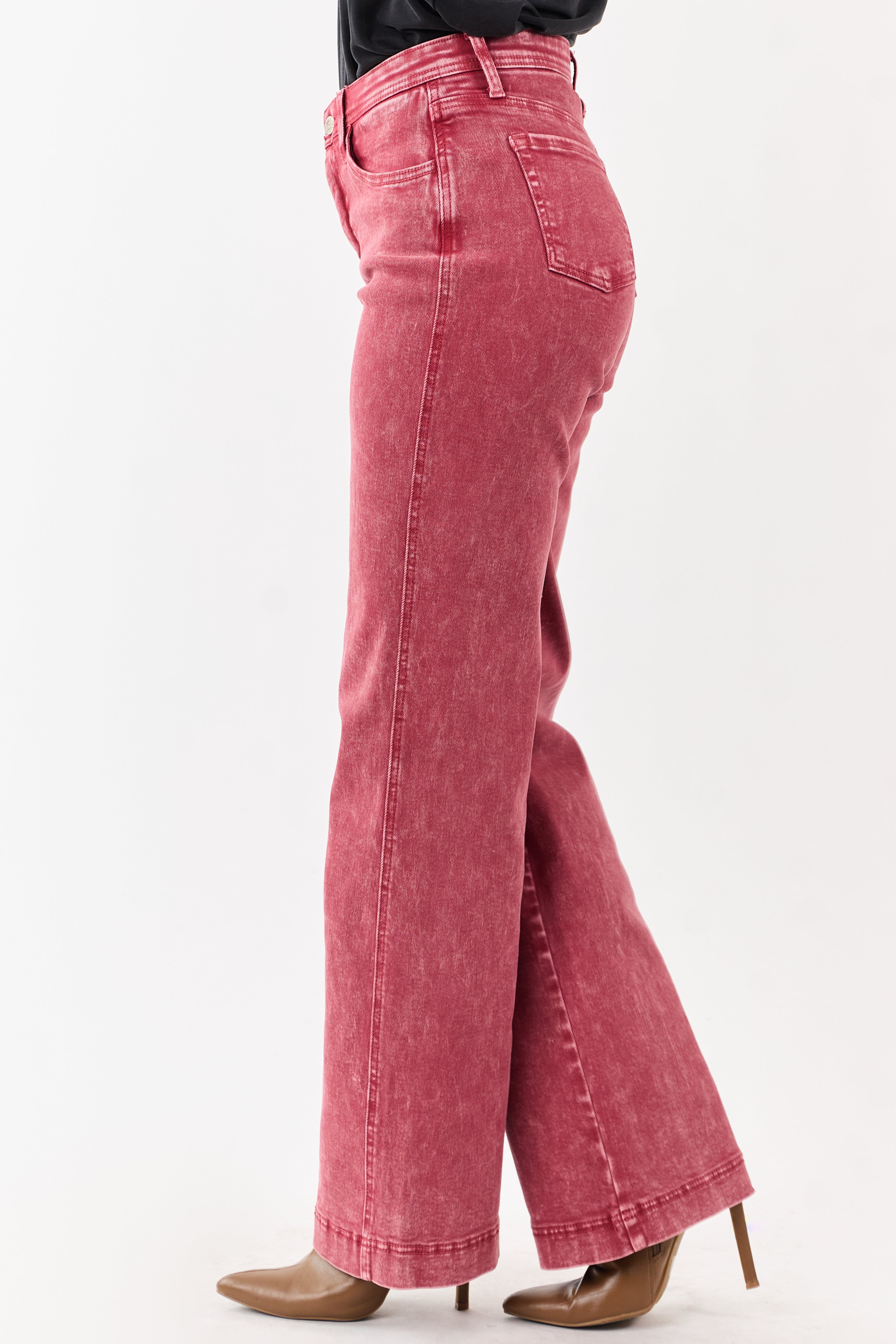 Saige Ruby Tummy Control Straight Stretchy Jeans