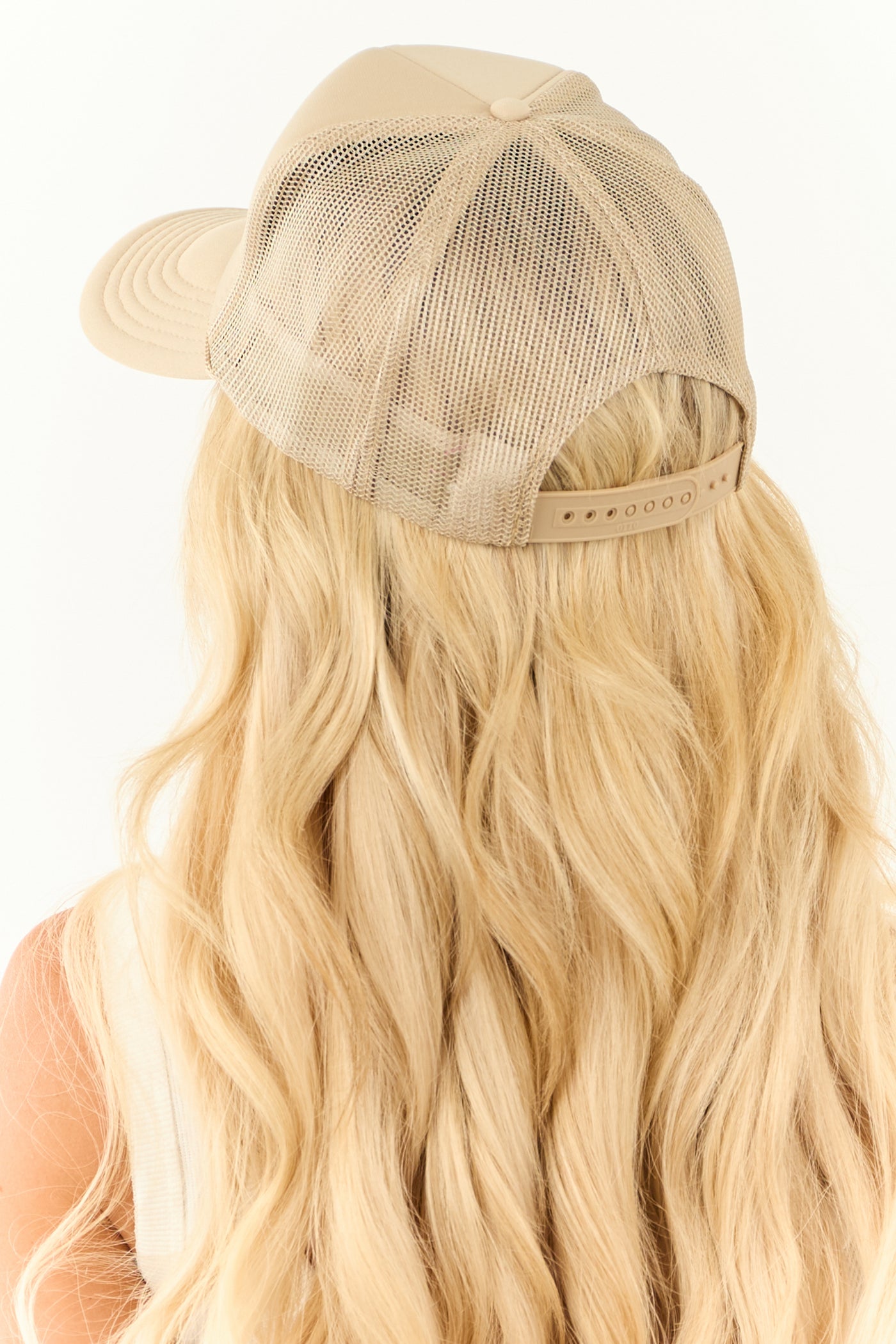 Sand 'Pink Pony Club' Embroidered Trucker Hat