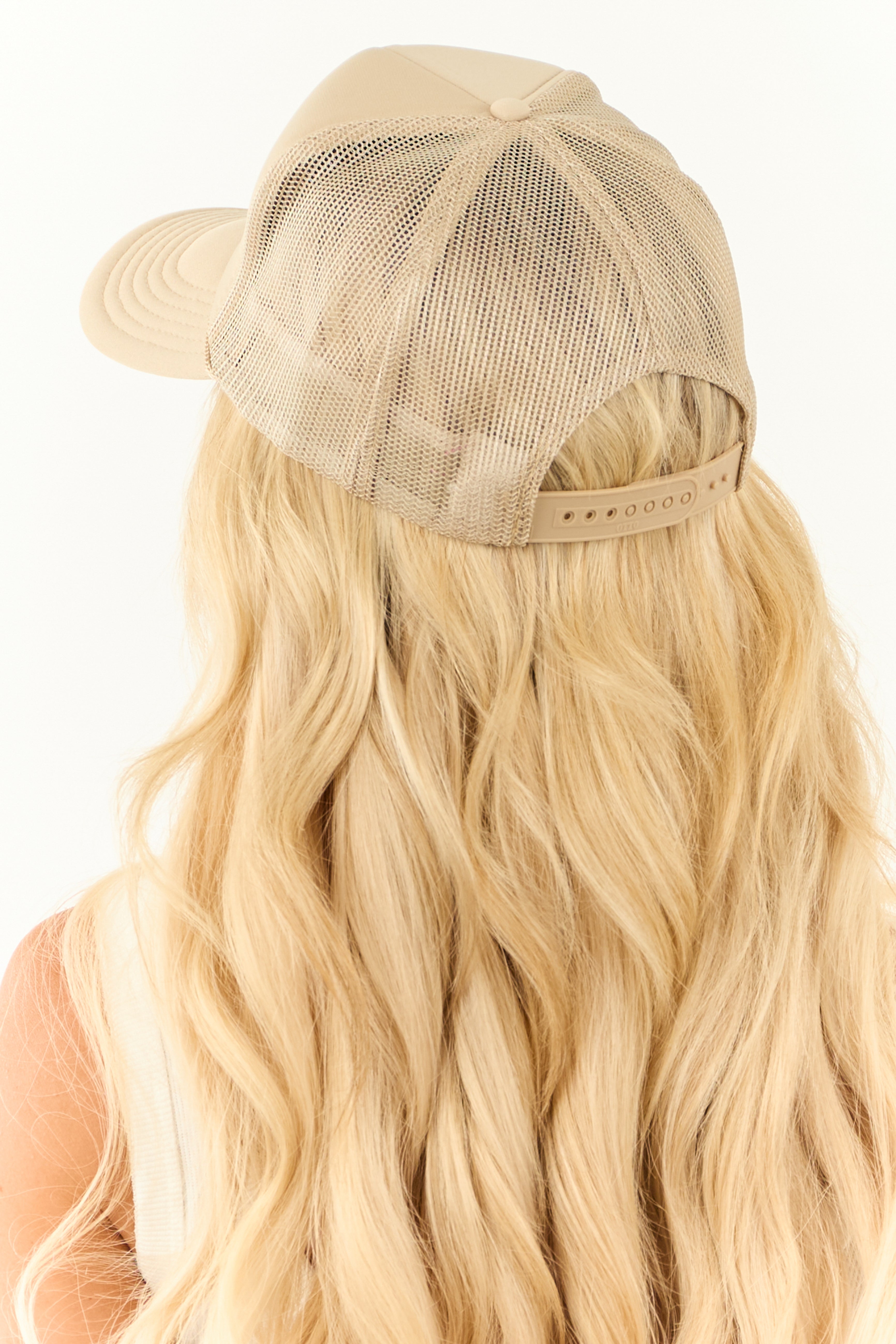 Sand 'Pink Pony Club' Embroidered Trucker Hat