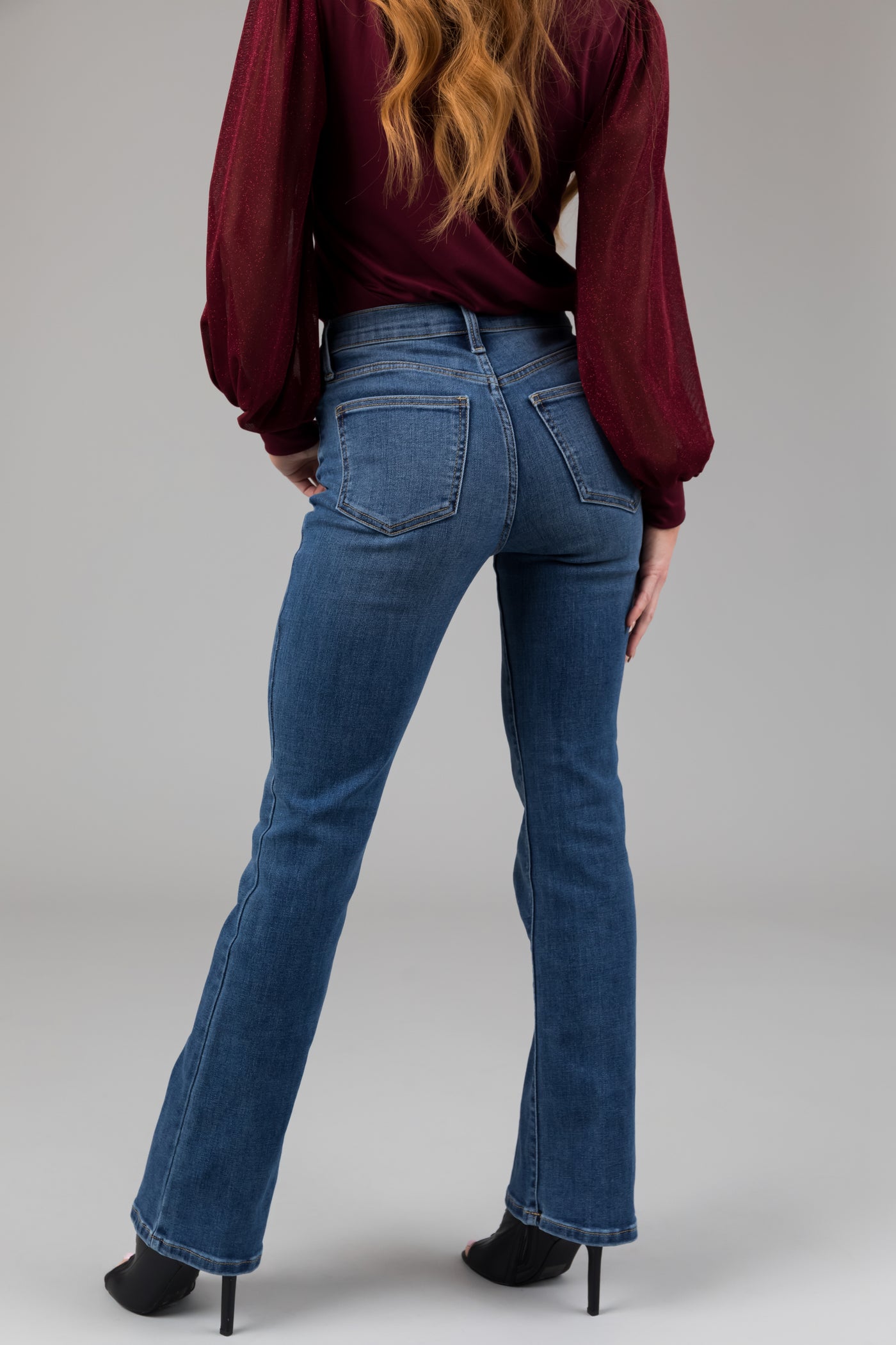 Sneak Peek Slim Bootcut Medium Wash Jeans