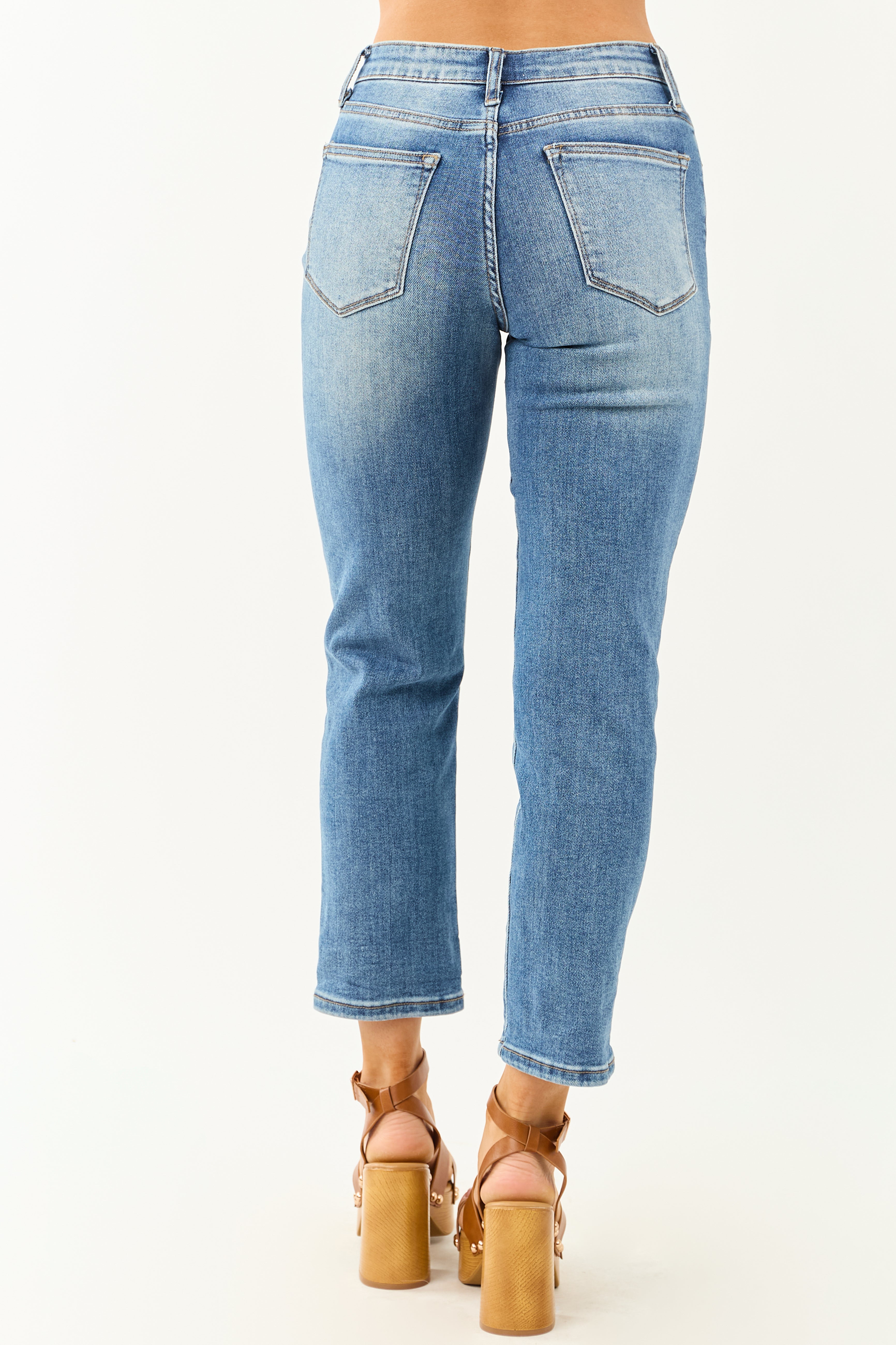 Special A Medium Tummy Control Stretchy Slim Straight Jeans