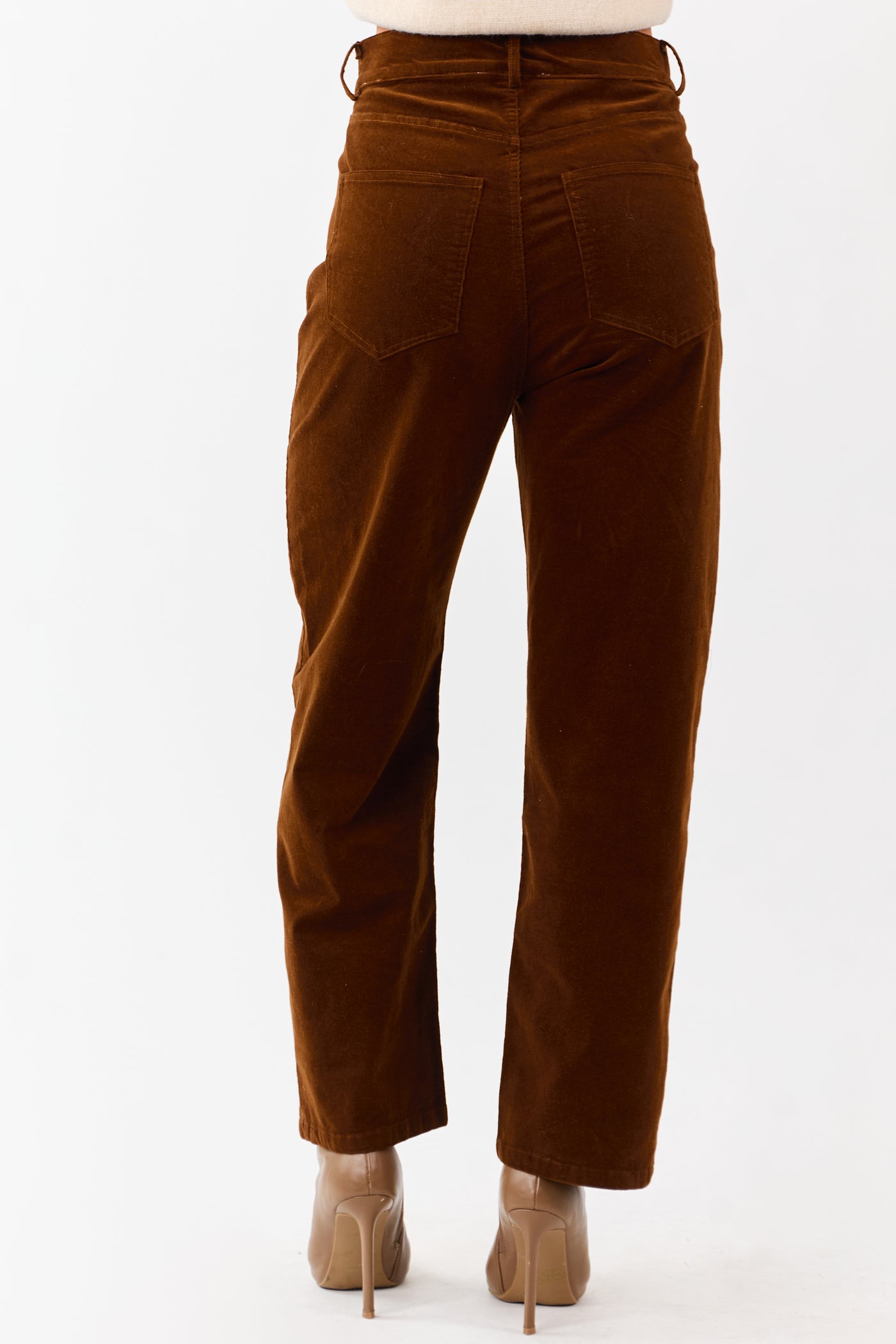 Spice Corduroy Stretchy Relaxed Straight Pants