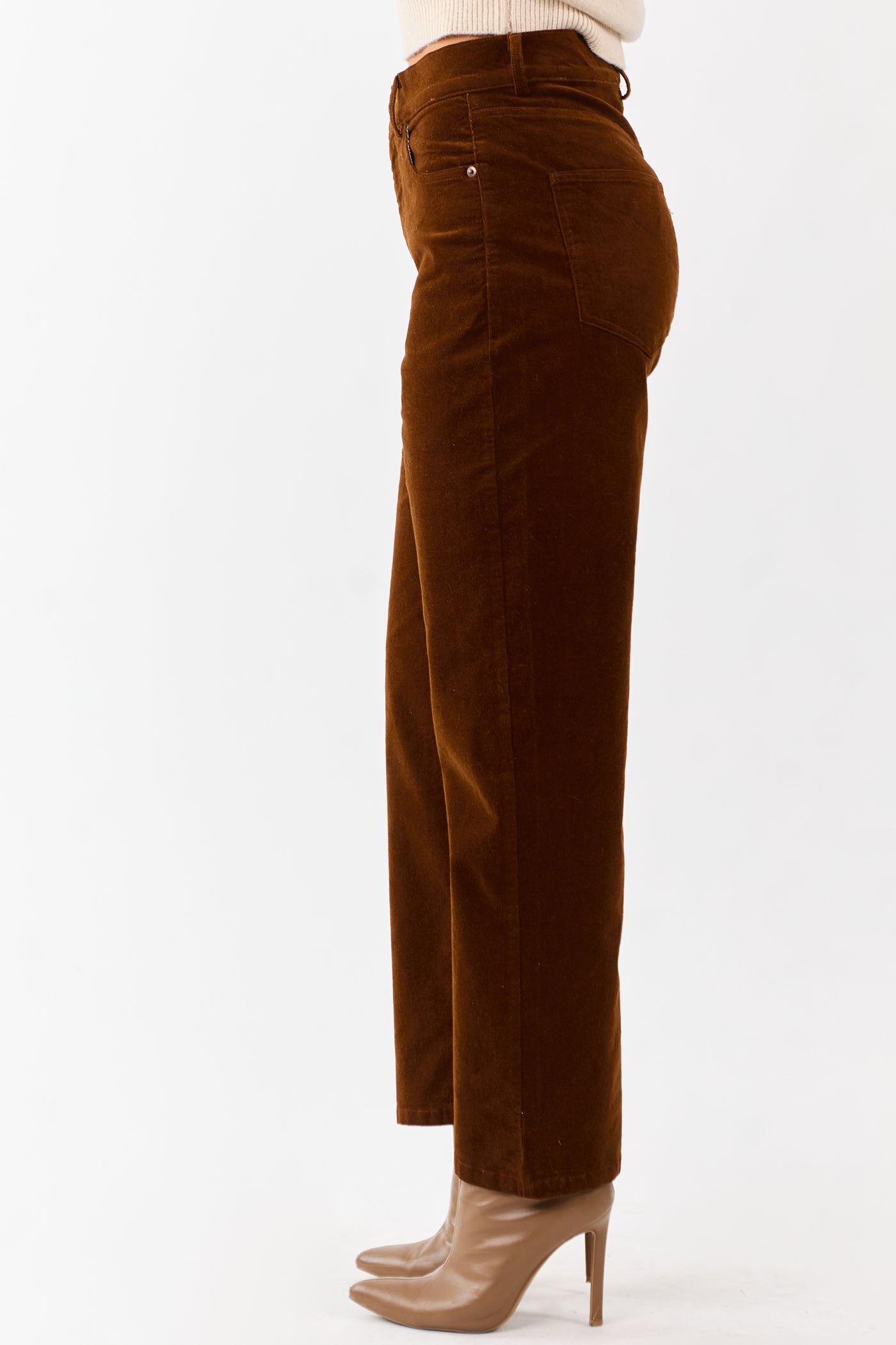 Spice Corduroy Stretchy Relaxed Straight Pants