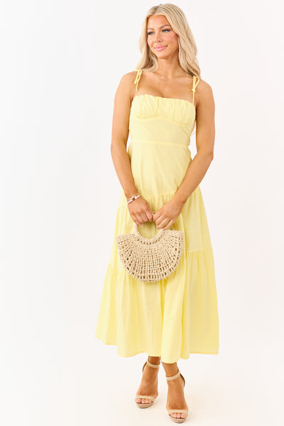 Sunshine Cotton Tiered Sleeveless Maxi Dress