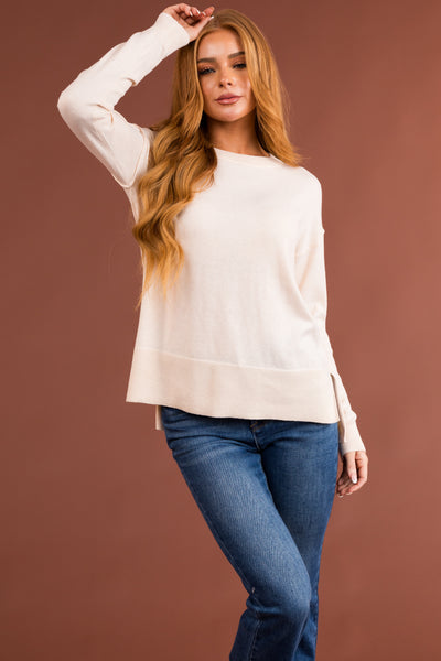 Vanilla Lightweight Knit Sweater