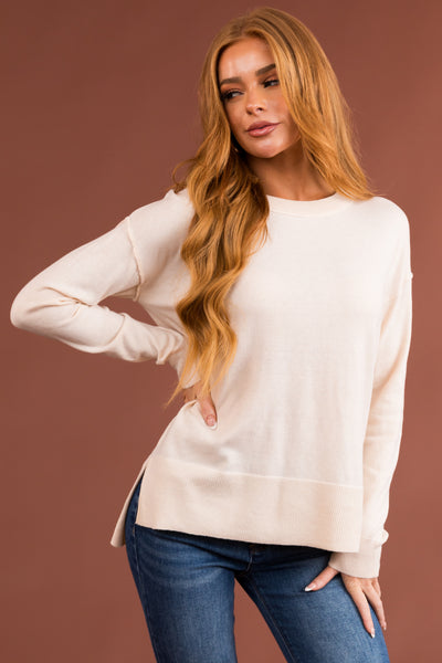 Vanilla Lightweight Knit Sweater