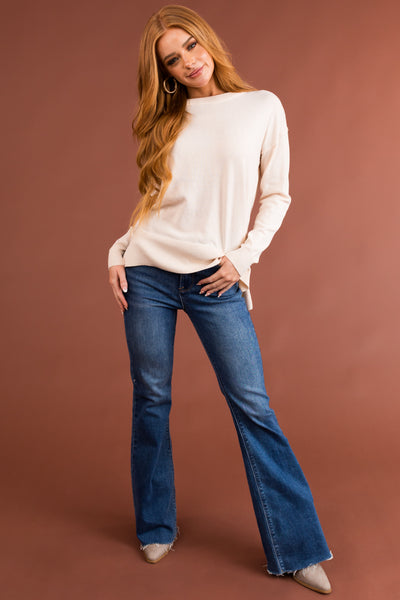 Vanilla Lightweight Knit Sweater
