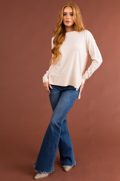 Vanilla Lightweight Knit Sweater