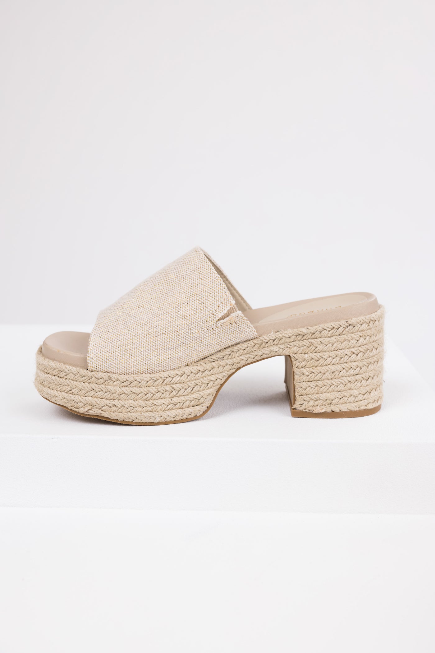 Vanilla Espadrille Platform Heeled Sandals