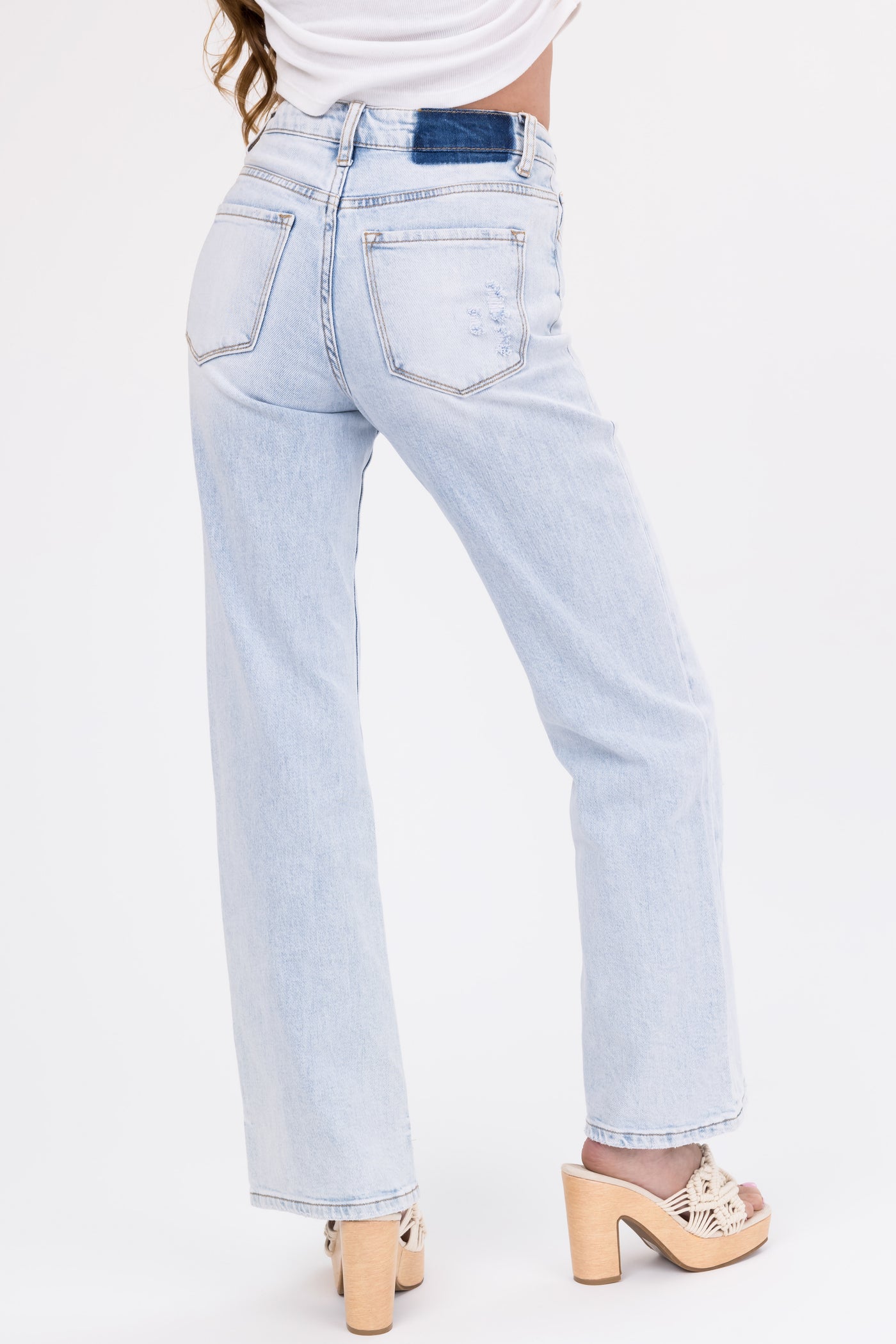 Vervet Light Wash High Rise Vintage Flare Jeans