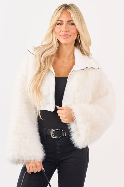White-Faux-Fur-Zip-Up-Collared