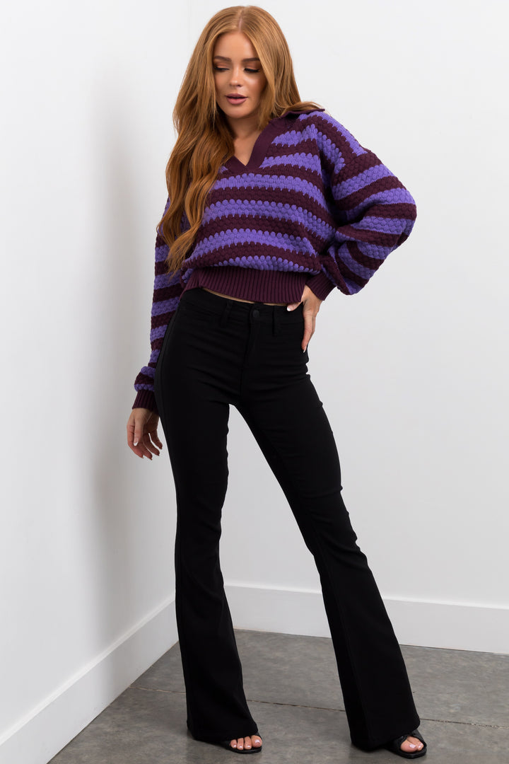 YMI Black Stretchy High Rise Flare Jeans