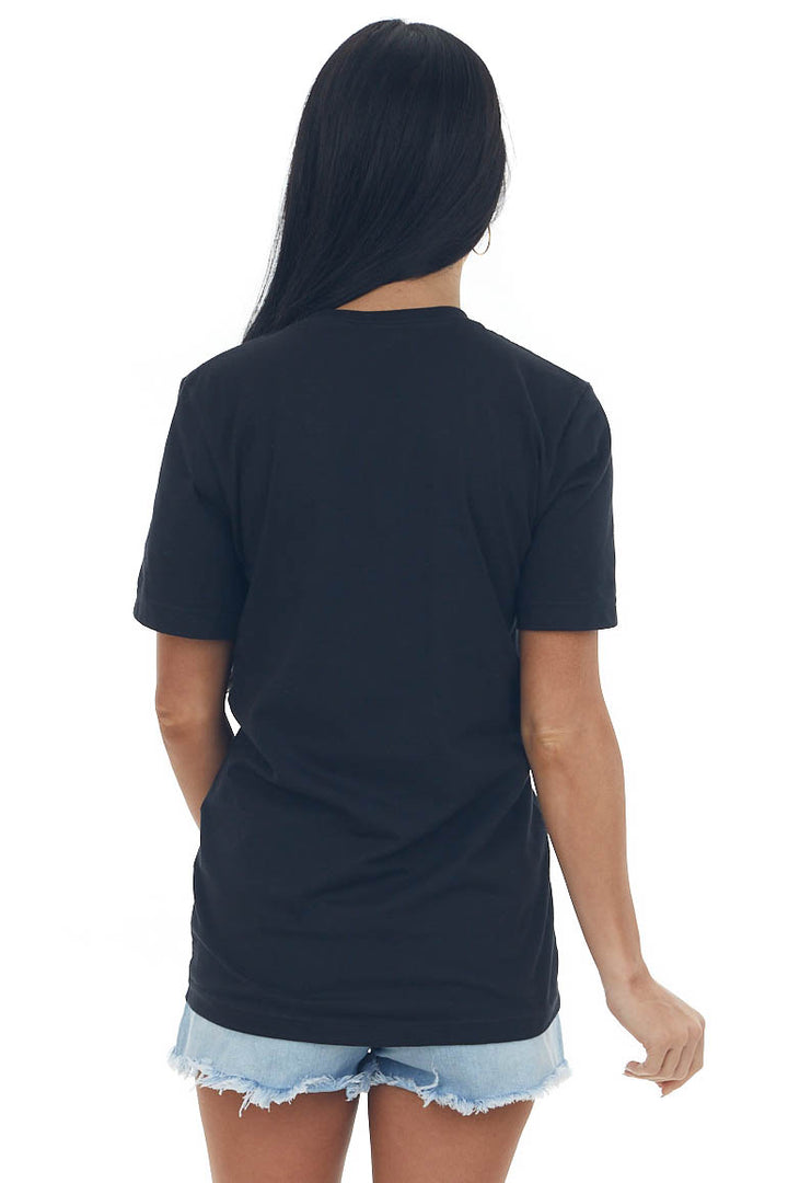 Black 'Wifey' Short Sleeve Graphic Tee