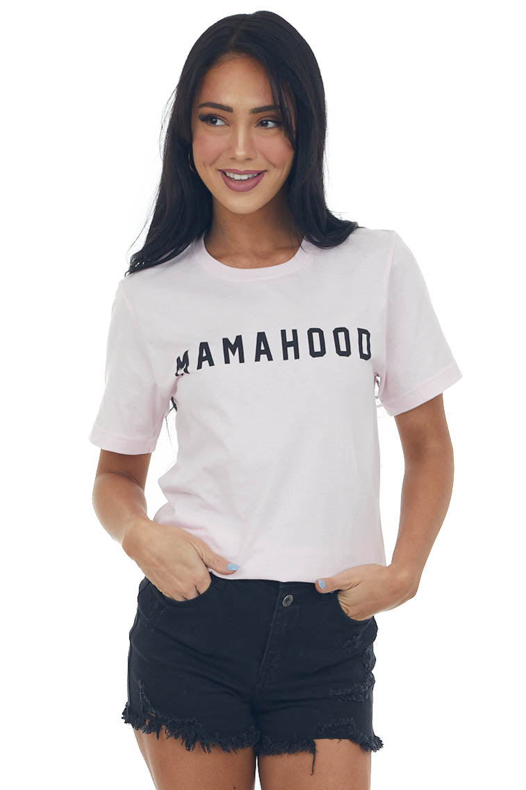 Blush 'Mamahood' Short Sleeve Graphic Tee
