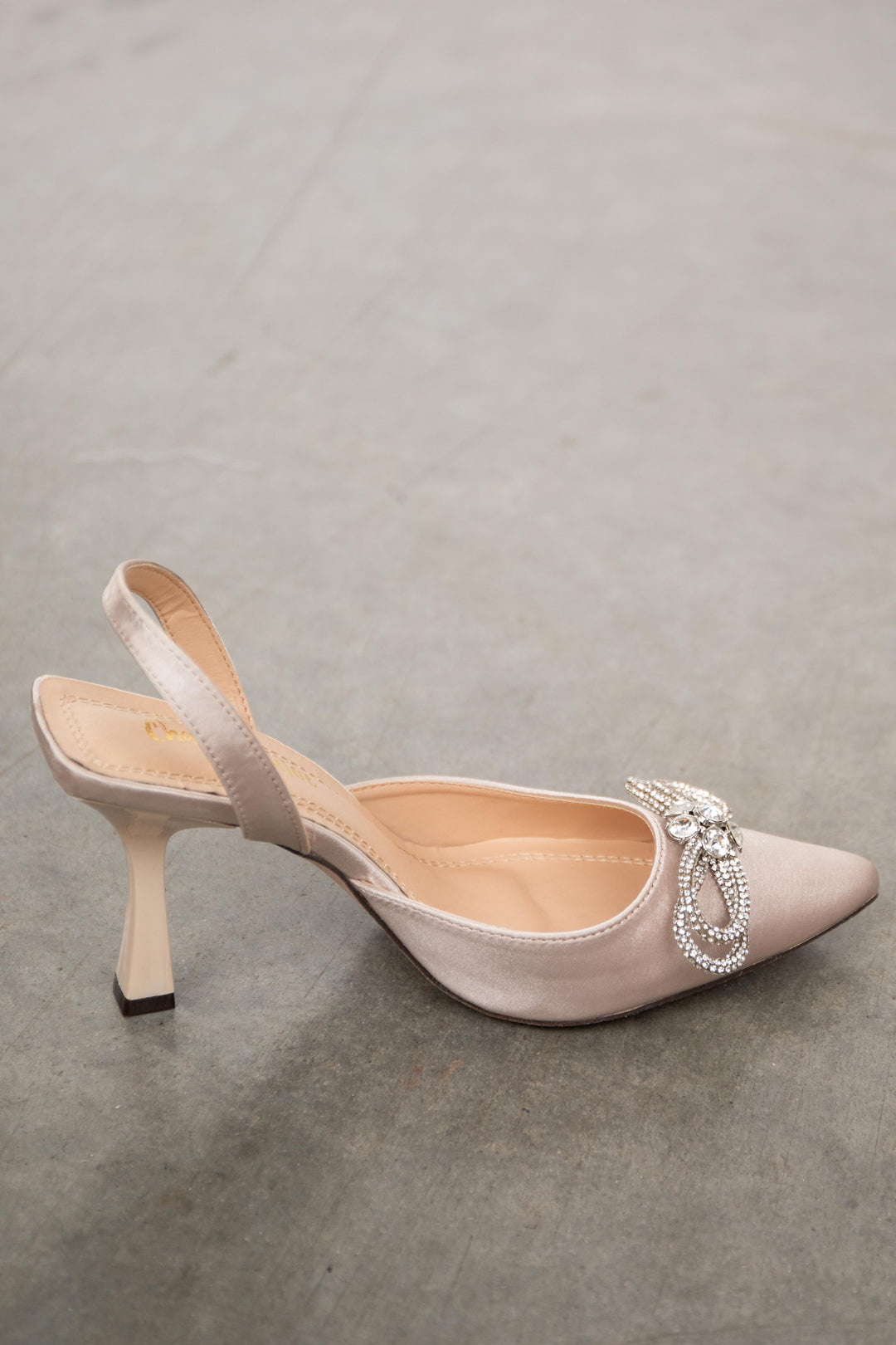 champagne slingback shoes