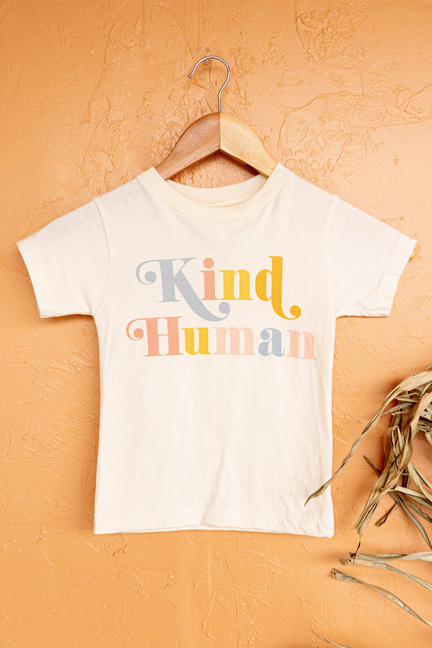 Cream 'Kind Human' Kids Graphic Tee Shirt