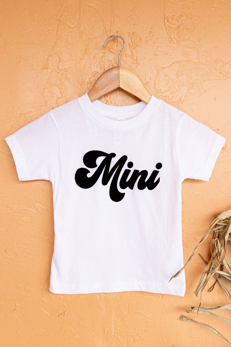 White 'Mini' Short Sleeve Kids Graphic Tee